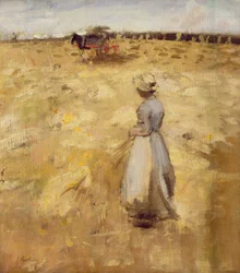 Trabajadores del campo en Lothian, 1883