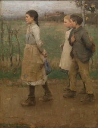 Compañeros de escuela, c.1884 (óleo sobre lienzo)