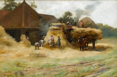 Trillando, una granja escocesa, 1884