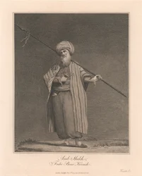 Jeque árabe, tribu de los Beni Koreish