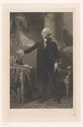 retrato de george washington