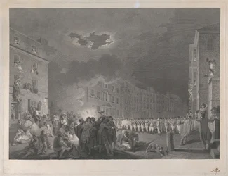 El motín en Broad Street el siete de junio de 1780