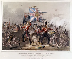 El 18º Regimiento de Infantería (Real Irlandés). En el Asalto de Amoy