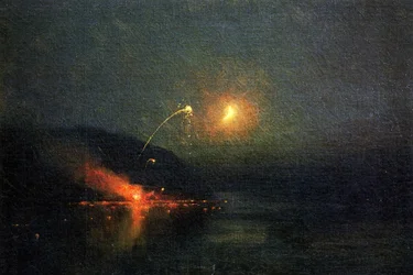 Fuegos artificiales sobre el Potomac, 1902