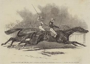 Pirro el Primero y Sir Tatton Sykes compitiendo por el Derby Stakes en Epsom