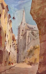 La Iglesia de San Severino, París, siglo XIX
