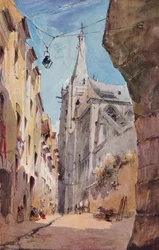 La Iglesia de San Severino, París, 1831, 1930