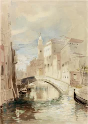 El Mercader de Venecia en el Puente de Rialto