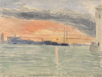 El Zattere, puesta de sol