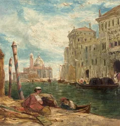 Vista en Venecia, Italia