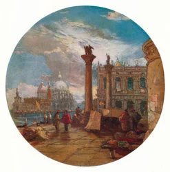 Vista en Venecia, c1853