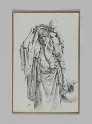 Una mujer típica de Jerusalén, ilustración de La Vida de Nuestro Señor Jesucristo