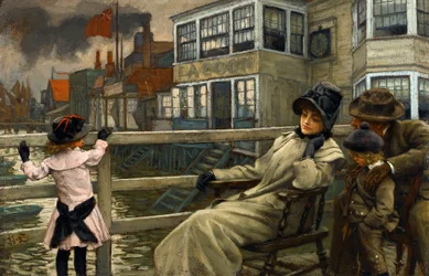 Arte académico: Esperando el ferry
