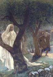 Cristo apareció a San Pedro - de “La vida de nuestro señor Jesucristo” - 1899 por James Tissot - La vie de notre seigneur Jesus Christ, por Jacques Joseph (Jacques-Joseph) Tissot llamado James Tissot (1836-1902)