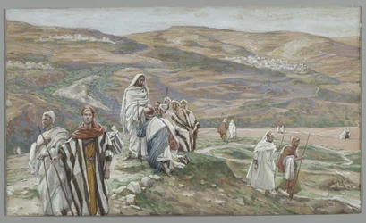 Los envió de dos en dos, ilustración de La vida de nuestro Señor Jesucristo, 1886-96