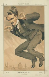 Henri Rochefort, La Voyoucratie, 22 de enero de 1870, caricatura de Vanity Fair