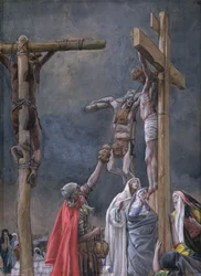 Tengo sed. El vinagre dado a Jesús, ilustración para La vida de Cristo, hacia 1884-96