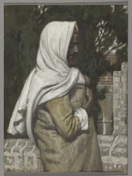 Lázaro, ilustración de La Vida de Cristo, c.1886-94