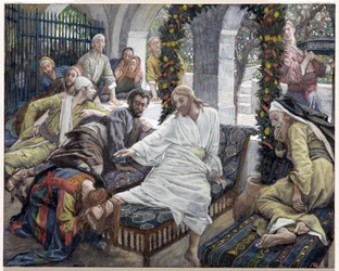 La Caja de Ungüento Muy Precioso de María Magdalena, ilustración para La Vida de Cristo, c.1886-96