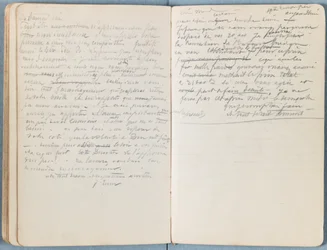Páginas de un álbum de bocetos para La vida de Nuestro Señor Jesucristo, finales de 1880