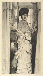 Retrato de la Srta. L..., o Una puerta debe estar abierta o cerrada, 1876