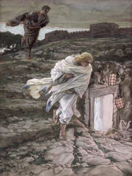 San Pedro y San Juan Corren a la Tumba, ilustración para La Vida de Cristo, c.1886-94