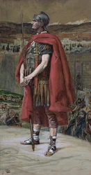 El centurión, ilustración de La Vida de Cristo, c.1886-94