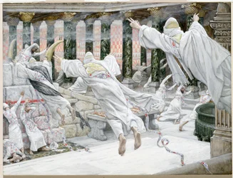 Los Muertos aparecen en el Templo, ilustración para La Vida de Cristo, c.1886-96