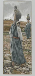 La Virgen Santa en su juventud, ilustración de La vida de nuestro Señor Jesucristo