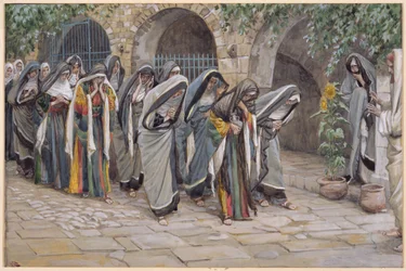 Las santas mujeres, ilustración de La Vida de Cristo, c.1886-94