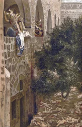 La matanza de los inocentes - de «La vida de Nuestro Señor Jesucristo» - 1899, de James Tissot - La vie de notre seigneur Jesus Christ, de Jacques Joseph (Jacques-Joseph) Tissot, llamado James Tissot (1836-1902)