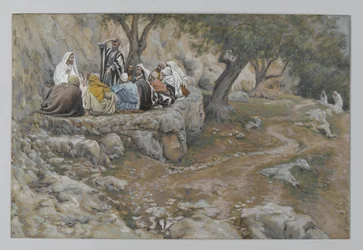 El primado de San Pedro, ilustración de La vida de nuestro Señor Jesucristo, 1886-96