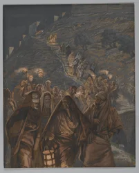 La procesión de Judas, ilustración de La vida de Nuestro Señor Jesucristo, 1886-94