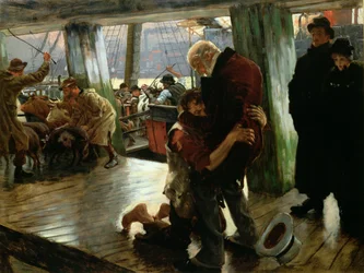 El hijo pródigo en la vida moderna: El regreso, c.1882
