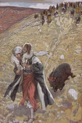 El chivo expiatorio, ilustración de La Vida de Cristo, c.1886-94