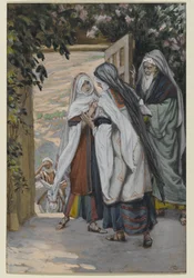 La Visitación, ilustración para La vida de Cristo, c.1886-94