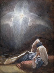 Visión de San José, ilustración para La vida de Cristo, c.1886-94
