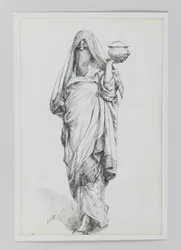 Mujer de Cairo, ilustración de La Vida de Nuestro Señor Jesucristo