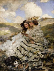 En las dunas (Lady Shannon y Kitty)