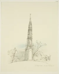 Cruz Alta de Bristol en los Jardines de Stourhead