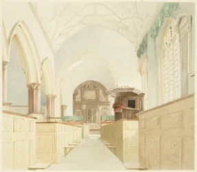 Interior de la Iglesia de St Mary-le-Port
