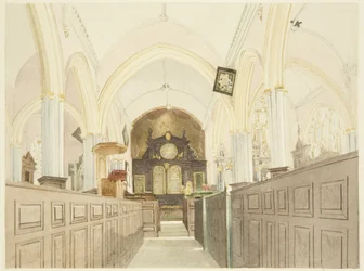 Interior de la Iglesia de San Pedro