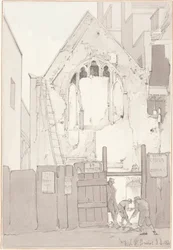 El descubrimiento de una ventana oriental de la iglesia de Todos los Santos, detrás de High Street, Bristol