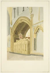 Tumba de Robert Fitzharding, fallecido en 1170, en la Catedral de Bristol