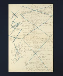 Manuscrito autógrafo del episodio 