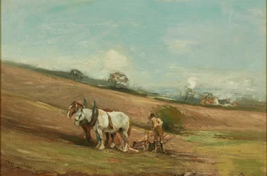 Arando en primavera