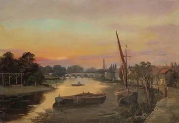 Kew al atardecer - Puente de Kew