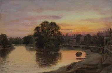 Kew al atardecer - propiedad de Patons