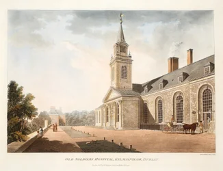 Hospital de soldados viejos, Kilmainham, Dublín, 1794