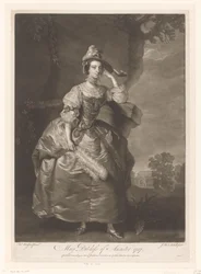 Portret de Mary Bertie Mary Dutchess de Ancaster (título sobre el objeto)